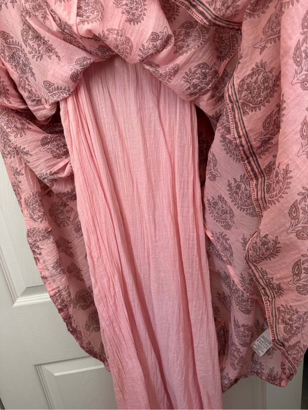 Free People Pink Paisley Maxi Dress - Picture 6 of 7